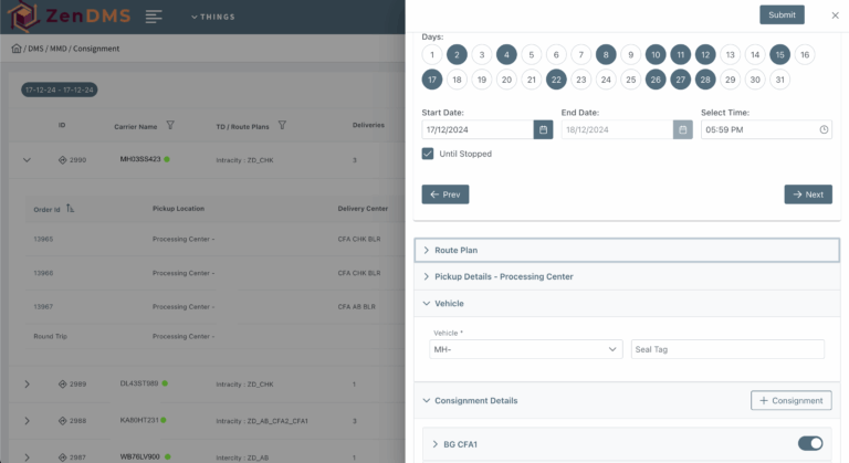 Delivery Scheduling